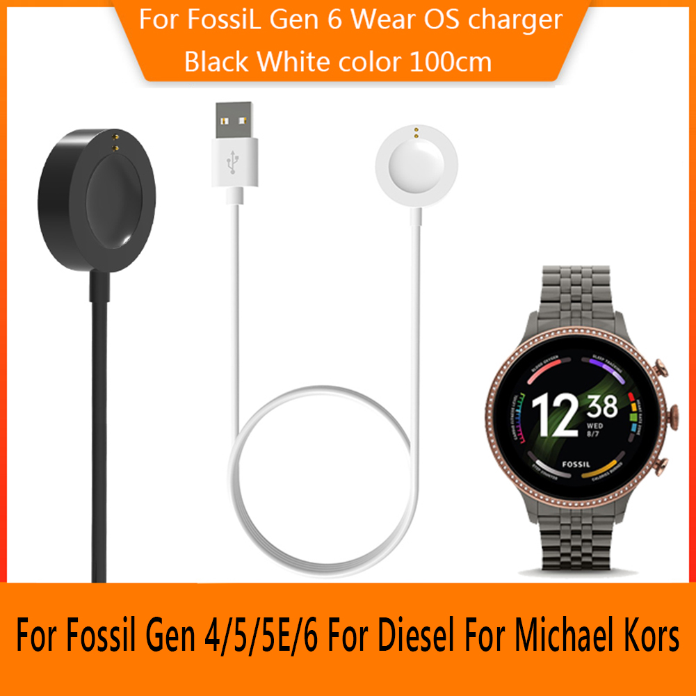 Fossil Watches Smartwatch Gen 6 - Kabel do ładowania smartwatcha Fossil Gen6/Gen5/Gen4/Venture/Explorer/Diesel