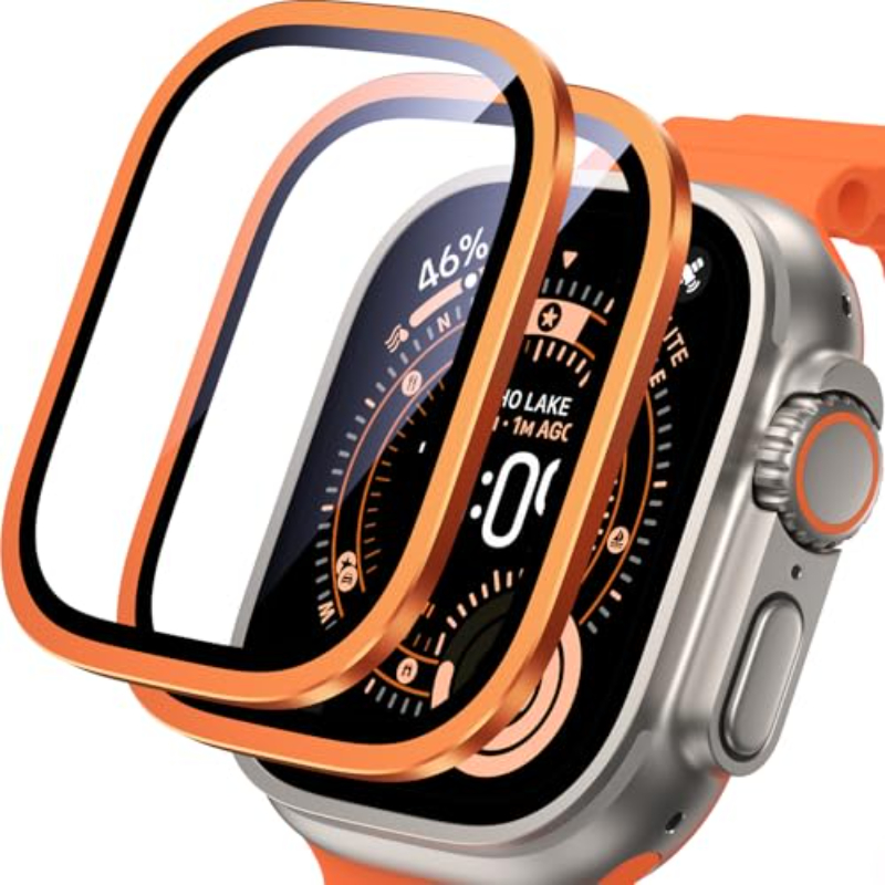 Smartwatch Apple Watches For Men - 2 SZT. HD Metalowe Szkło Hartowane