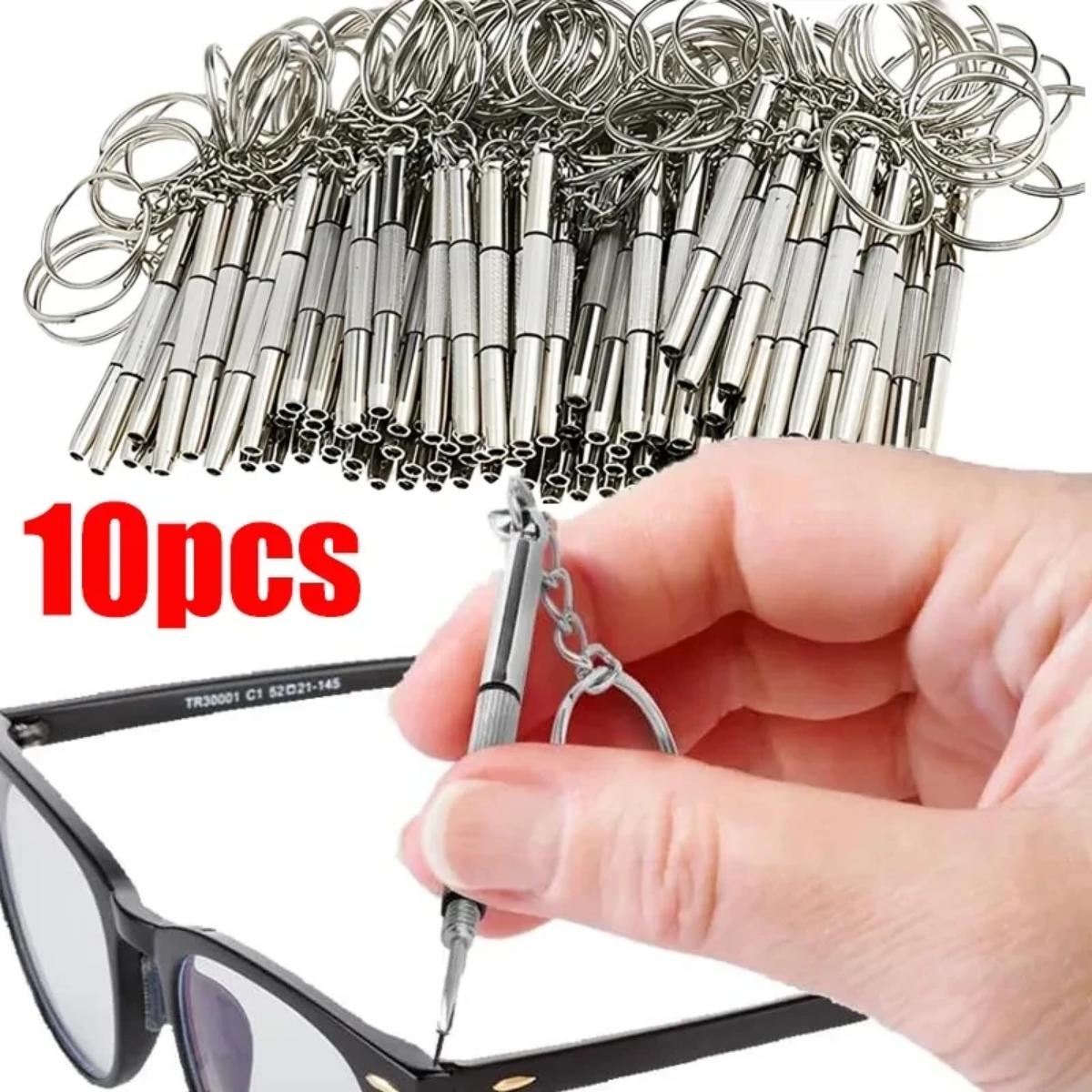 Watch Tool Repair Kit - 1/2/10szt Mini śrubokręt 3w1 Okulary optyczne