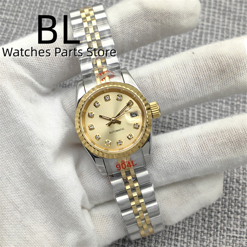 Watch Bezel Insert - BLIGER Dwukolorowy damski zegarek w kolorze