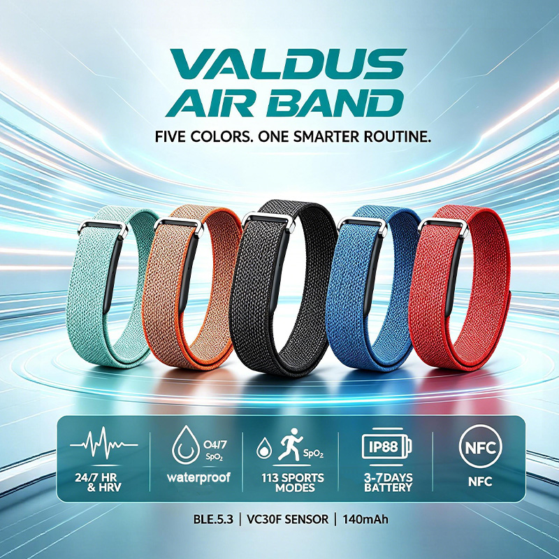 Smartwatch Watches Girls - Inteligentna opaska VALDUS Air Band dla
