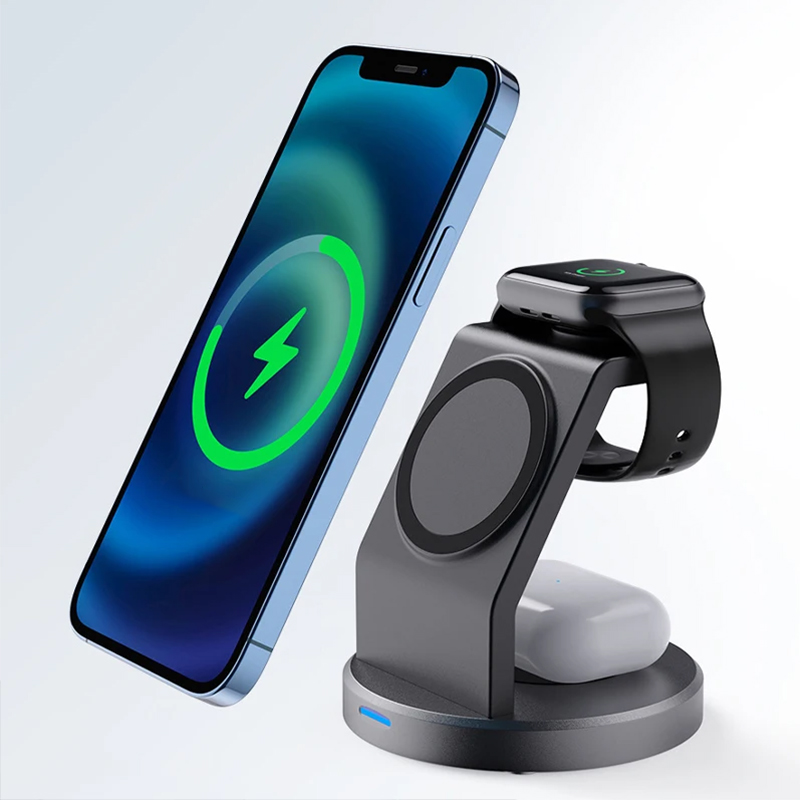 Smartwatch Watches For Iphone - Stojak na bezprzewodową ładowarkę 3 w