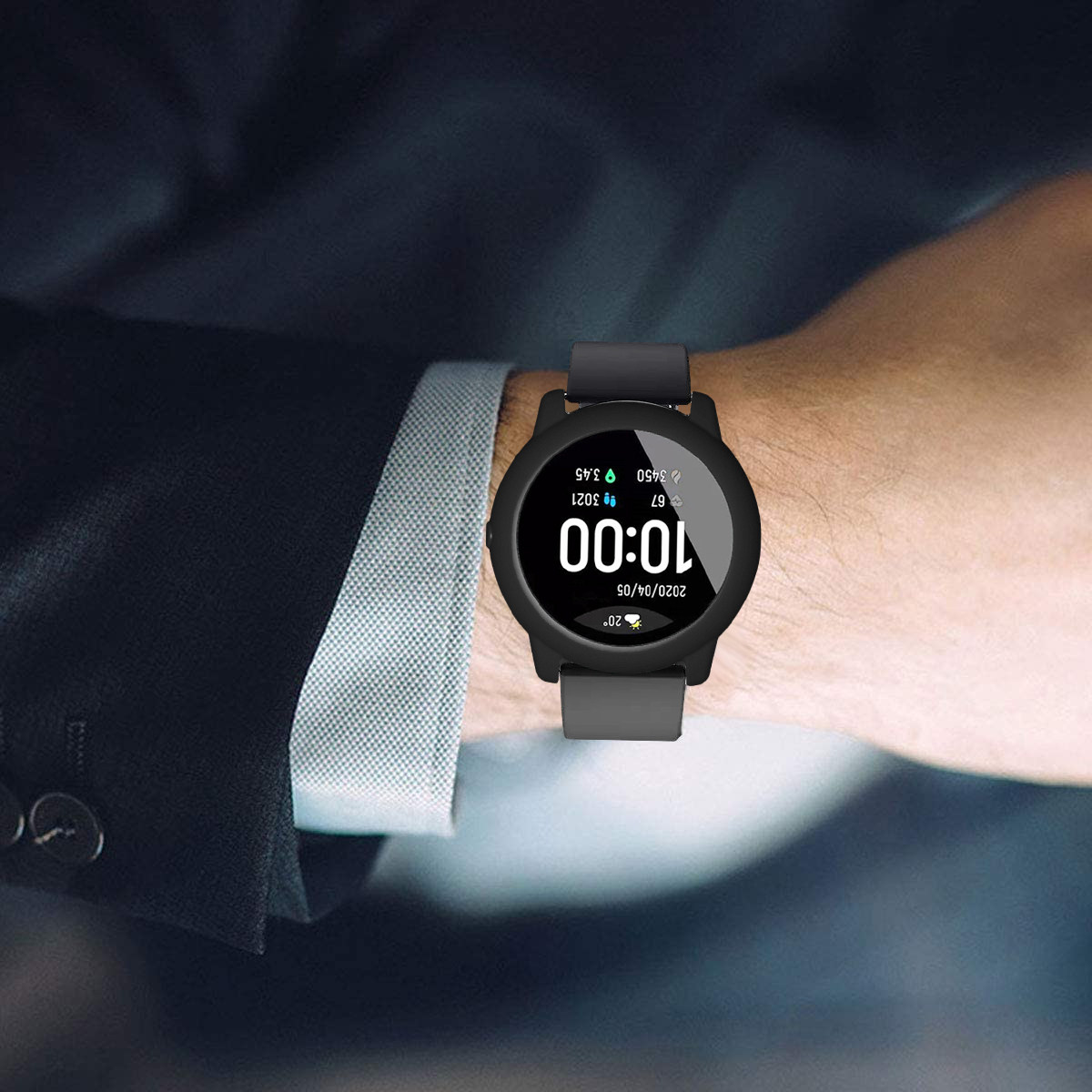 Watch Smart Smartwatch - 1 sztuka – silikonowa osłona ochronna