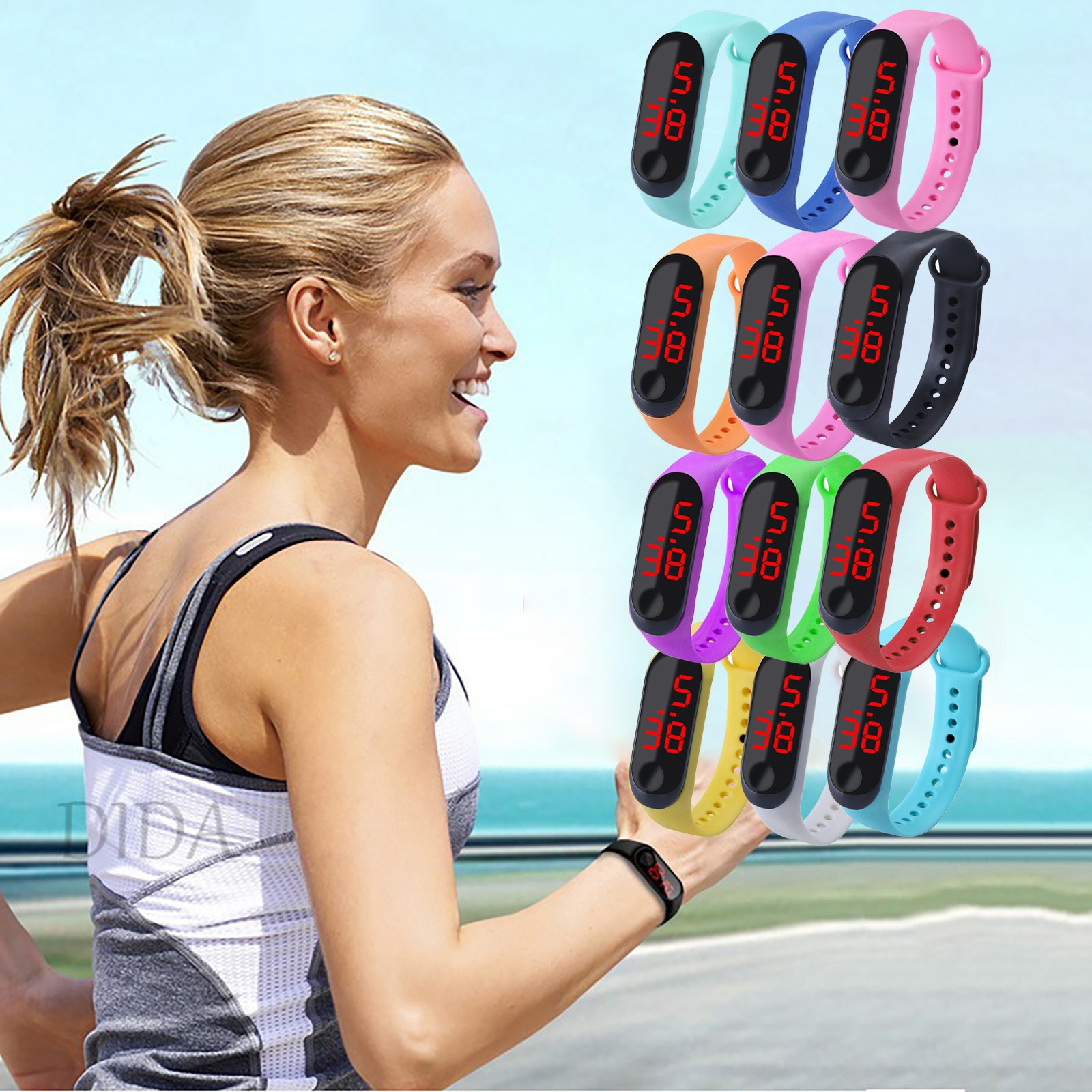 Smartwatch Watches Kids - Sportowa bransoletka zewnętrzna Zegarek elektroniczny Zegarek