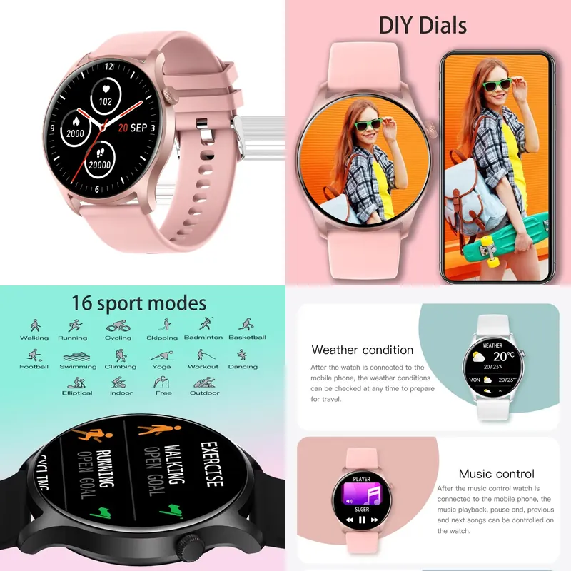 Watch Smart Smartwatch - SENBONO MAX8 Smartwatch Męski Damski z