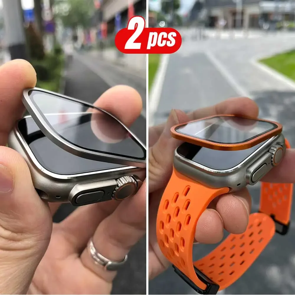 2 SZT. Tytanowa Metalowa Ramka – Smartwatch Apple Watches For Men recenzja i cena