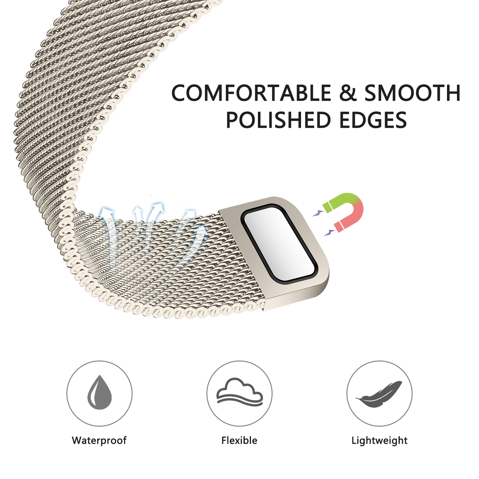 Pasek Milanese do zegarka Appl – Smartwatch Apple Watches For Men recenzja i cena