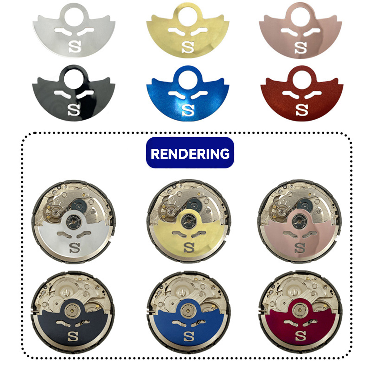 Oscylujące rotory mechanizmu,  – Watch Movement Rotor recenzja i cena