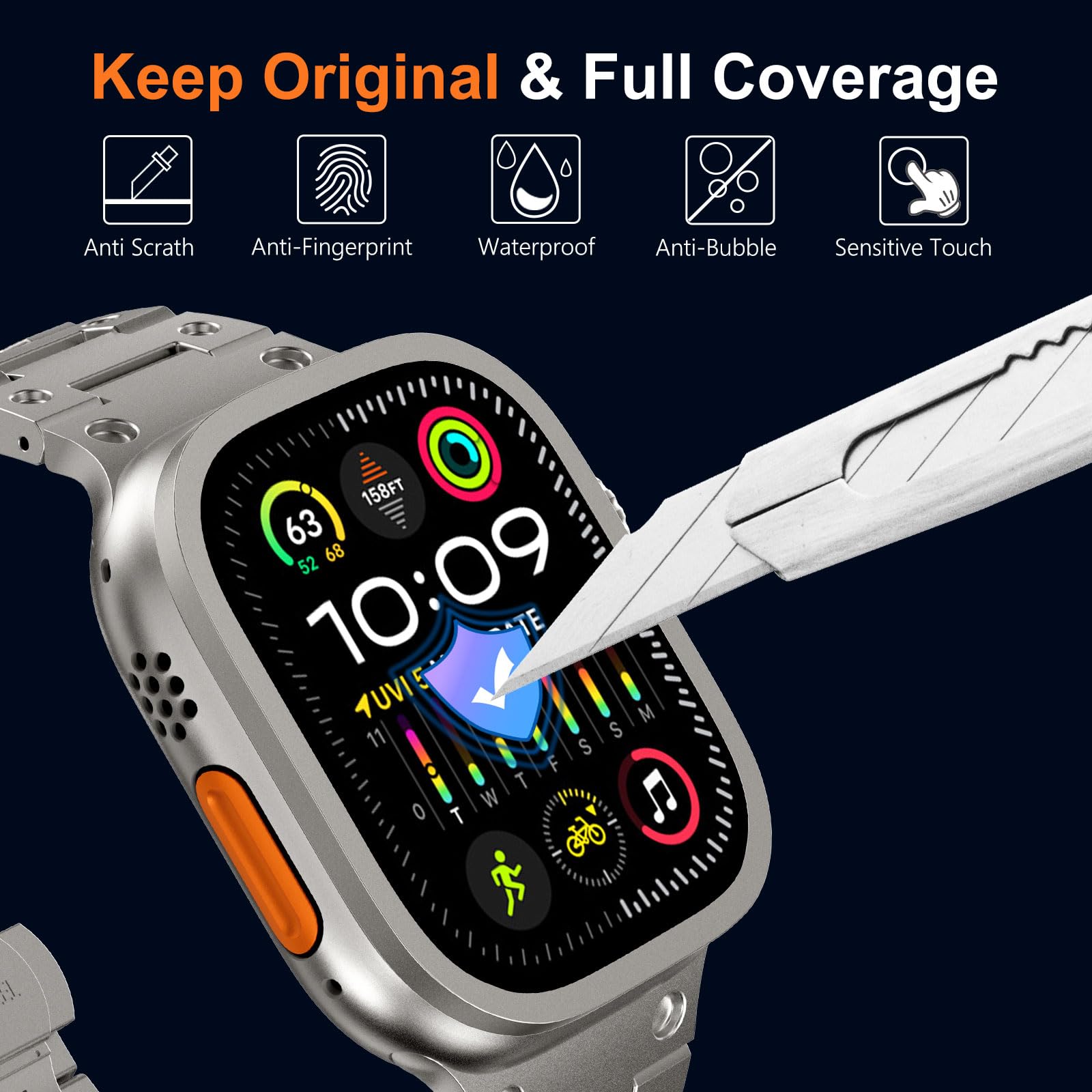 Szkło hartowane do Apple Watch – Smartwatch Apple Watches For Men recenzja i cena