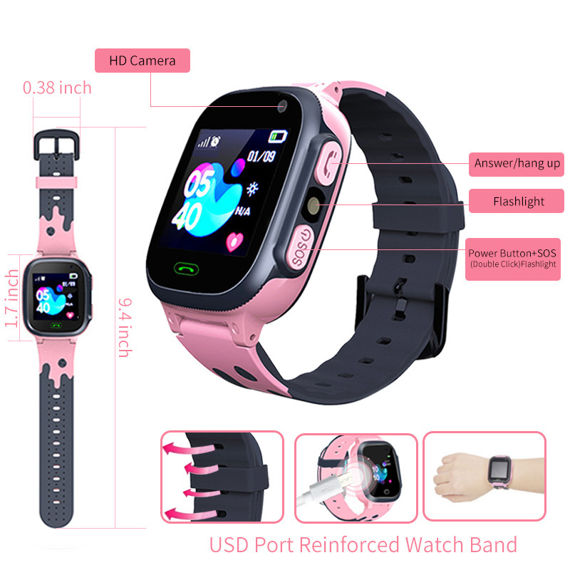 Inteligentny zegarek dla dziec – Smartwatch Watches Girls recenzja i cena