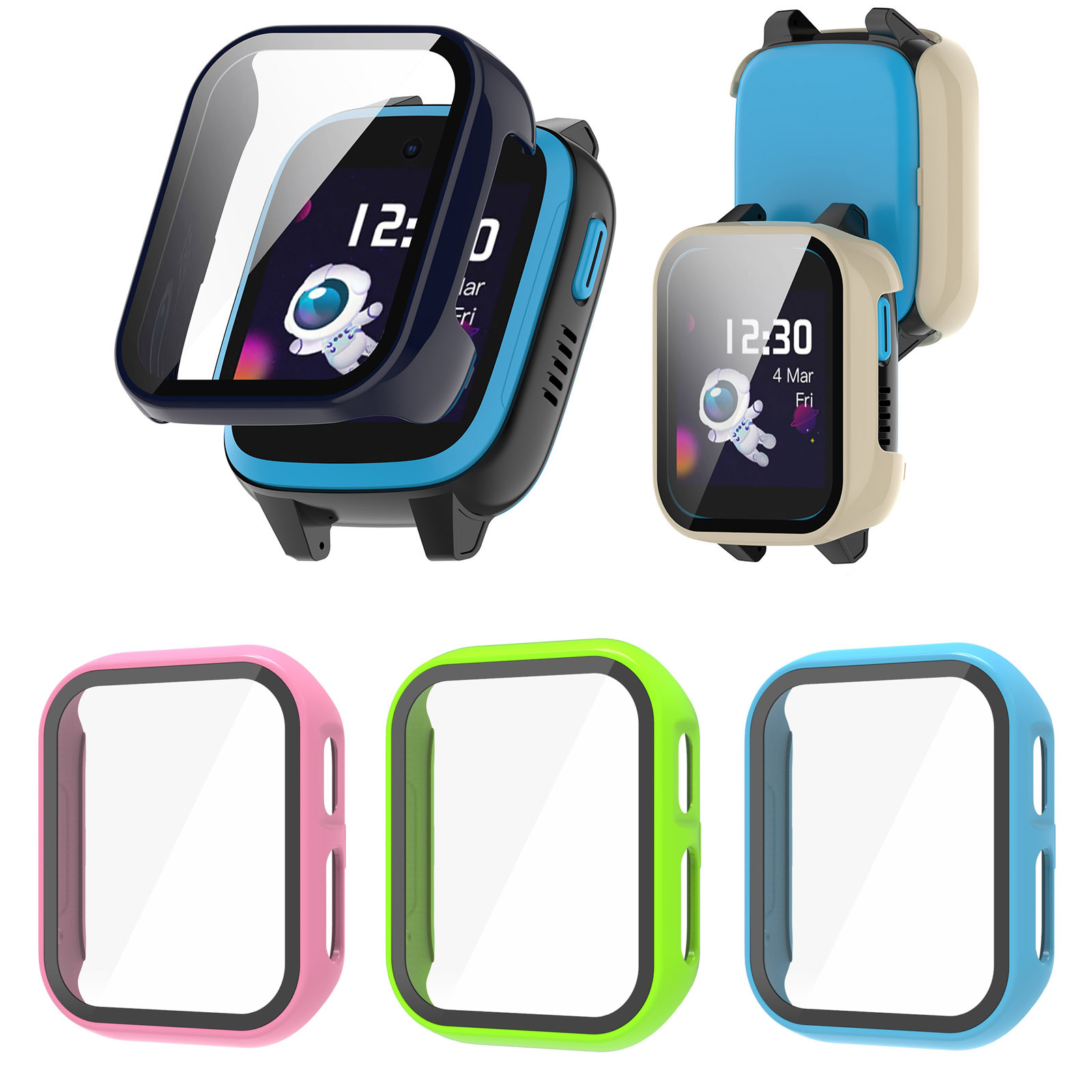 Hard Edge Shell Glass Screen P – Smartwatch Watches Kids recenzja i cena