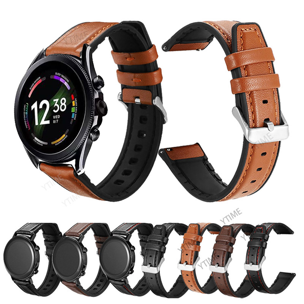 22mm silikonowo-skórzany pasek – Fossil Watches Smartwatch Gen 6 recenzja i cena