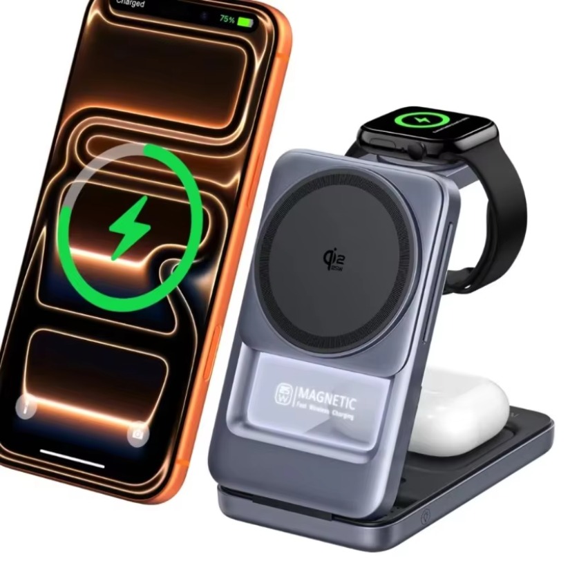 3 w 1: bezprzewodowa ładowarka – Smartwatch Phone Watches recenzja i cena