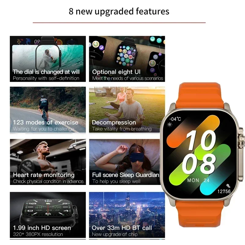 Nowy Smartwatch Serii 9 PK HK8 – Smartwatch Watches For Women With Gps recenzja i cena
