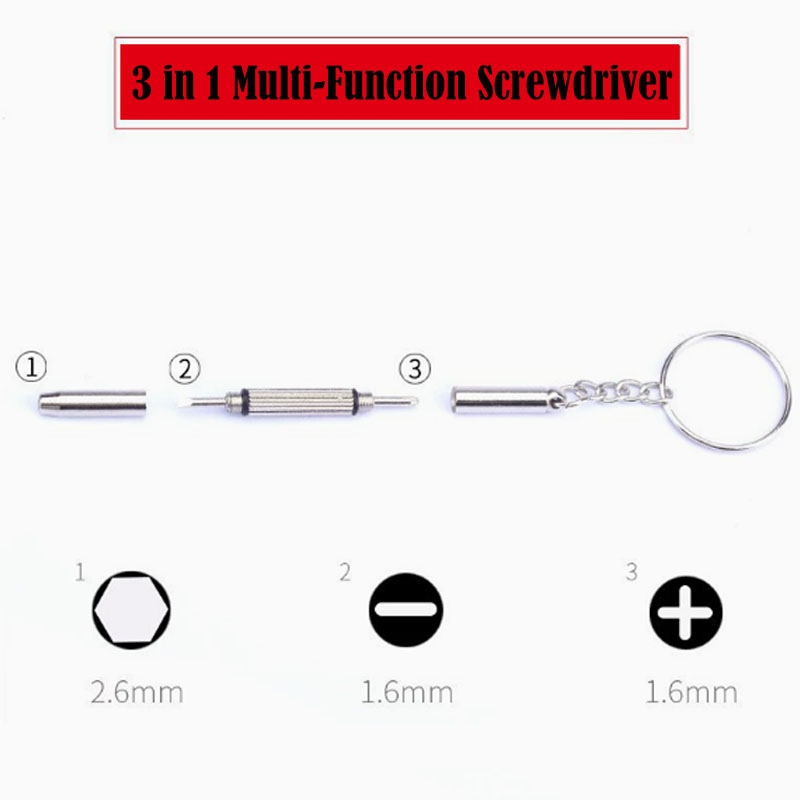 Wkrętak do okularów 3 w 1, zes – Watch Tool Repair Kit recenzja i cena