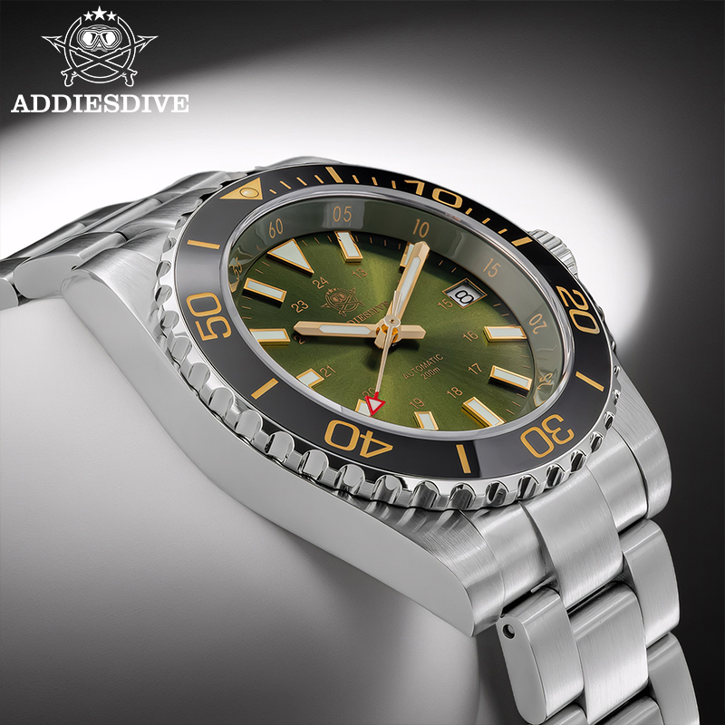ADDIESDIVE Męski Zegarek 8215  – Watch Bezel Insert recenzja i cena