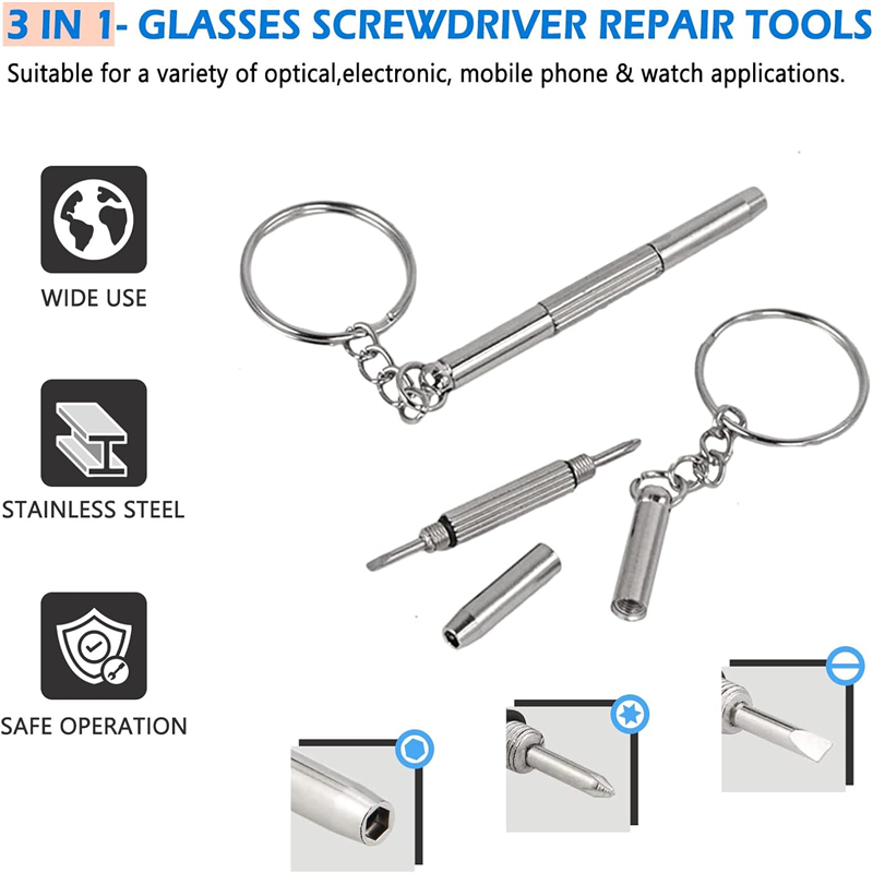 Mini śrubokręty do okularów 3  – Watch Tool Repair Kit recenzja i cena