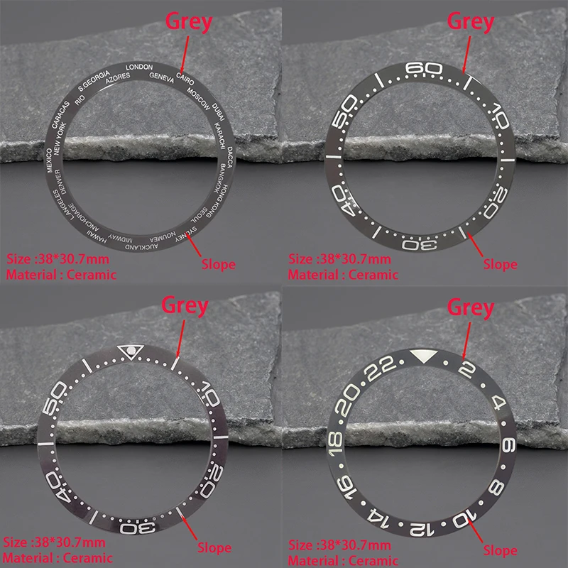 Wkładka ceramiczna szara imitu – Watch Bezel Insert recenzja i cena