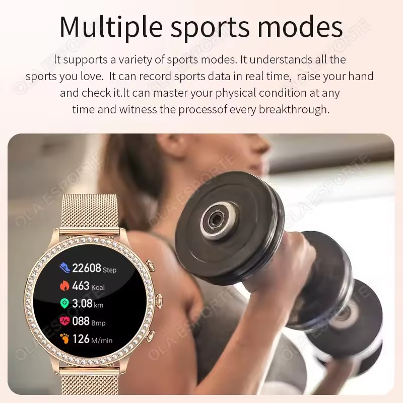 Elegancki damski smartwatch z  – Smartwatch Watches Girls recenzja i cena